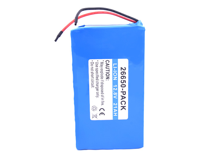 LifePO4 recarregável personalizado 12,8V 12AH 26650 4S7p Bateria de bateria