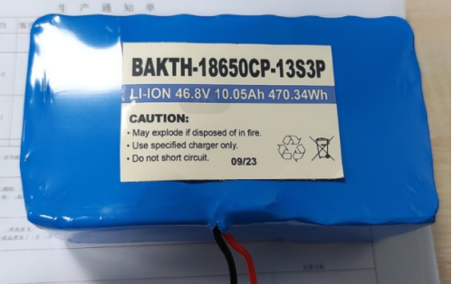 Fábrica de atacado Made Bakth-18650CP-13S3P 46.8V 10.05AH Preço de fábrica de fábrica de lítio Bateria de bateria de bateria de bateria