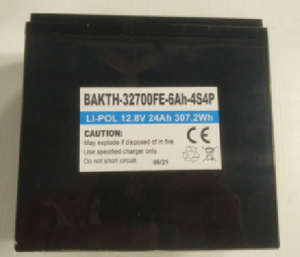 Fábrica personalizada Made Bakth-32700FE-6AH-4S4P 12.8V 24AH LIFEPO4 Bateria de bateria de bateria 