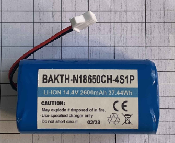 Preço de fábrica de alta capacidade Bakth-N18650CH-4S1p 14.4V 2600mAh Lítio de lítio Bateria de bateria de bateria de bateria
