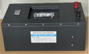 Ciclo profundo de alta capacidade bakth-24v100ah 24V 100AH ​​LIFEPO4 Bateria de bateria de bateria de bateria para eletrodomésticos para eletrodomésticos
