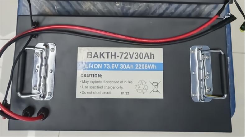 Bateria personalizada bakth-72v30a preço de fábrica de lítio bateria de bateria de bateria de bateria recarregável