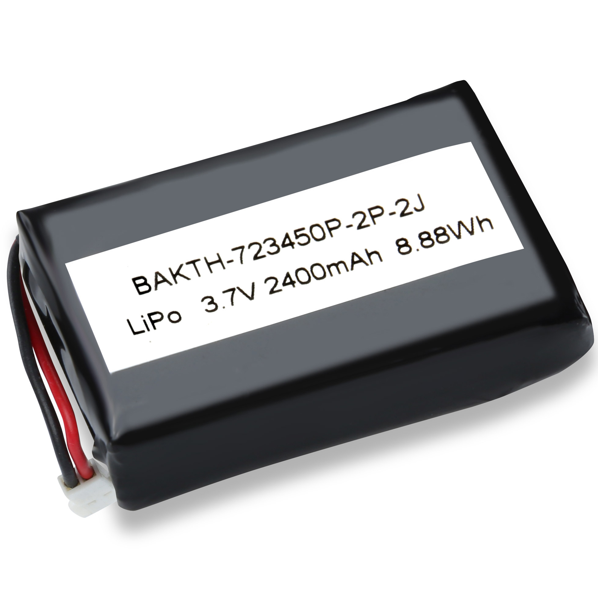 BAKTH-723450P-2P-3J Recarregável Bateria de Polímero de Lítio 3,7V 2400mAh Bateria