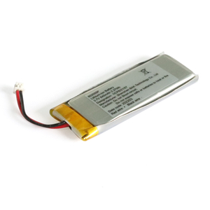 Bateria de polímero de lítio 3.7V 640mAh para dispositivo Bluetooth 